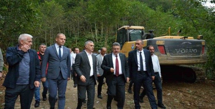 Başkan Genç Yomra’da 20 Eylül’deki selden etkilenen noktalarda incelemelerde bulundu
