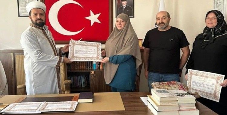 Alman anne ve kızı Çankırı’da Müslüman oldu
