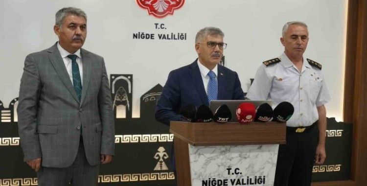 Niğde’de İl Güvenlik ve Asayiş Toplantısı yapıldı
