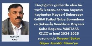 Kayseri ASKF’den ahde vefa
