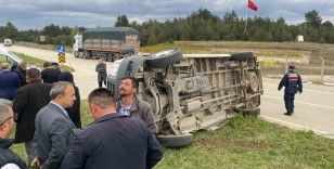 Öğrencileri taşıyan servis tırla çarpıştı: İlk belirlemelere göre 13 yaralı
