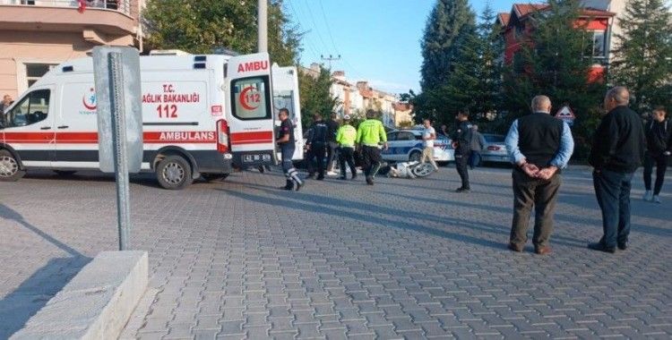 Tavşanlı'da trafik kazası, 3 yaralı