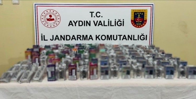 Jandarma ekipleri 135 adet elektronik sigara ele geçirdi
