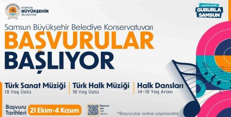 Büyükşehir Belediye Konservatuvarı başvuruları başladı
