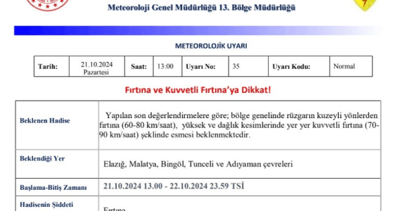 Meteorolojiden 5 il için 'fırtına' uyarısı