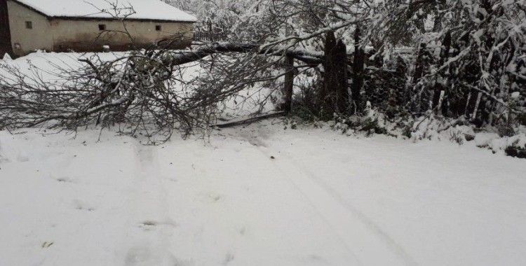 Kastamonu’da ekiplerin karla mücadelesi erken başladı
