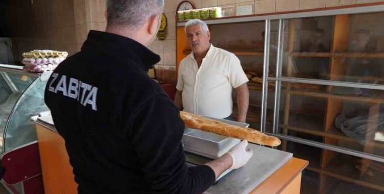 Zabıtadan ekmek fiyat tarifesi ve gramaj denetimi
