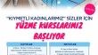 Onikişubat Belediyesi’nden kadınlara yönelik ücretsiz yüzme kursu
