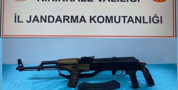 Kırıkkale’de kalaşnikofla yakalanan şahıs gözaltına alındı
