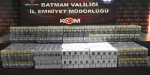 Batman'da akaryakıt tankerinde kaçak sigara ele geçirildi