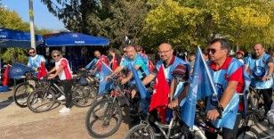 Köyceğiz’de Cumhuriyet Bayramı’nı pedal çevirerek kutladılar
