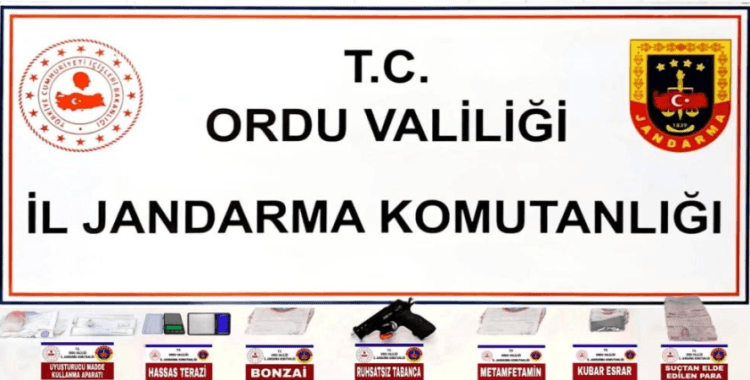 Ordu'da jandarmadan uyuşturucu operasyonu: 7 tutuklama