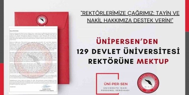 Ünipersen’den 129 Devlet Üniversitesi Rektörüne mektup
