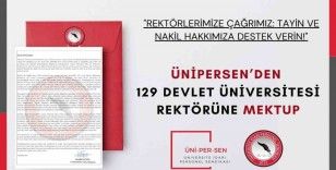 Ünipersen’den 129 Devlet Üniversitesi Rektörüne mektup
