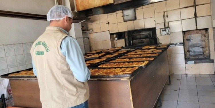 Erzurum’da gıda üretimi yapan işyerleri denetlendi
