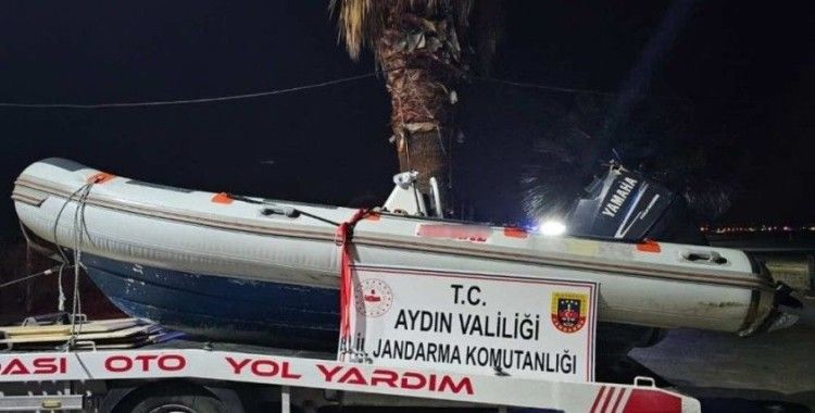 Göçmen kaçakçısı şüphelisi zodyak bot ile yakalandı