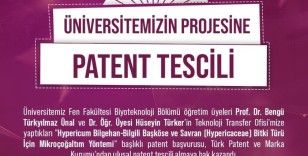 NÖHÜ Projesine Ulusal Patent Tescili
