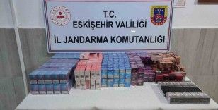 Jandarma ekiplerinden kaçak sigara operasyonu
