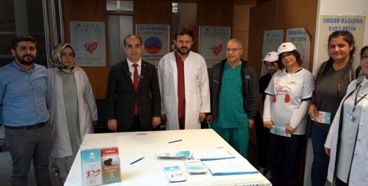 Vatandaşlar Organ bağışı Haftasında bilgilendiriliyor
