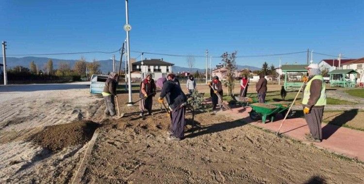 Bolu’da parklara kadın eli değdi
