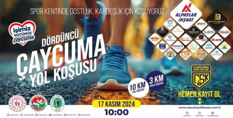 Çaycuma 4. yol koşusunda kayıtlar 567’ye ulaştı
