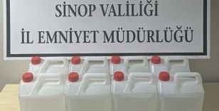 Sinop’ta 40 litre etil alkol ele geçirildi
