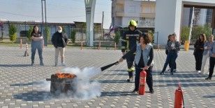 Mersin’de meskun mahalde yangına müdahale eğitimi verildi
