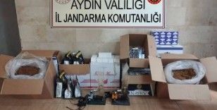 Aydın’da 64 bin 500 makaron ele geçirildi
