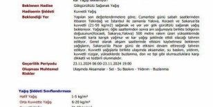 Sakarya Valiliği kar yağışına karşı uyardı
