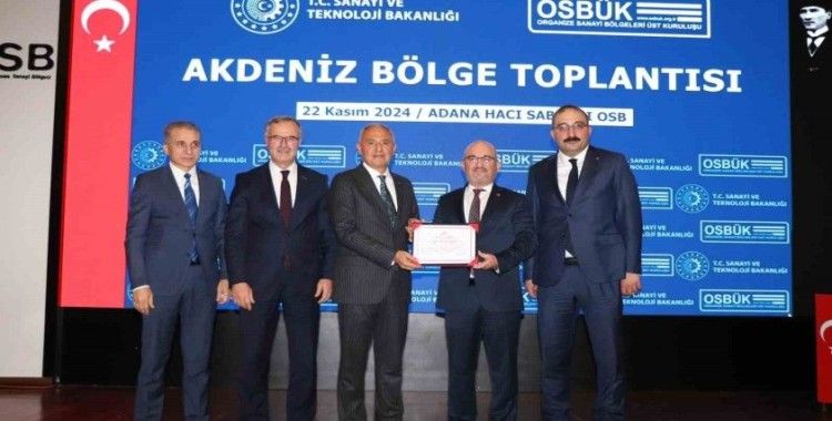 AOSB’ye “Yeşil OSB” belgesi
