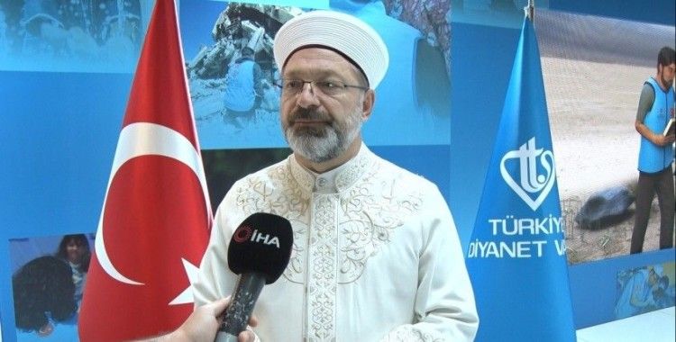 Diyanet İşleri Başkanı Erbaş: “Yıkılan evlerin yeniden yapılmasında Türkiye olarak önderlik yapacağız”
