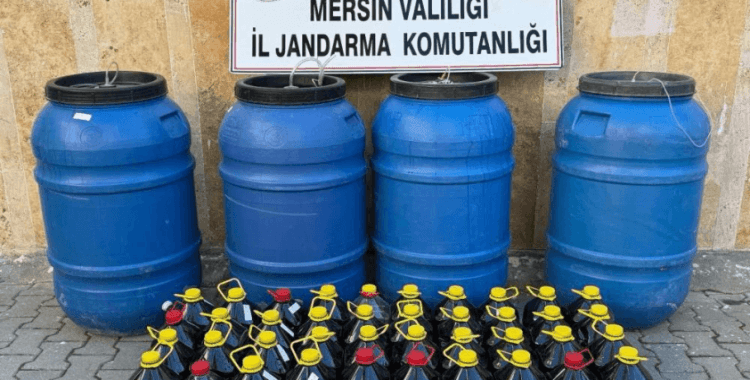 2 ton 115 litre içki ele geçirildi