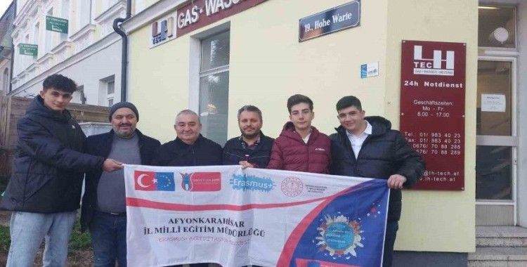 Gazi MTAL öğrencileri staj için Viyana’ya gitti
