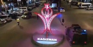 Kağızman’da asayiş ve güvenlik uygulaması gerçekleştirildi
