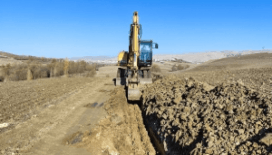 DİSKİ, Silvan’da 2 bin metrelik içme suyu hattı döşedi