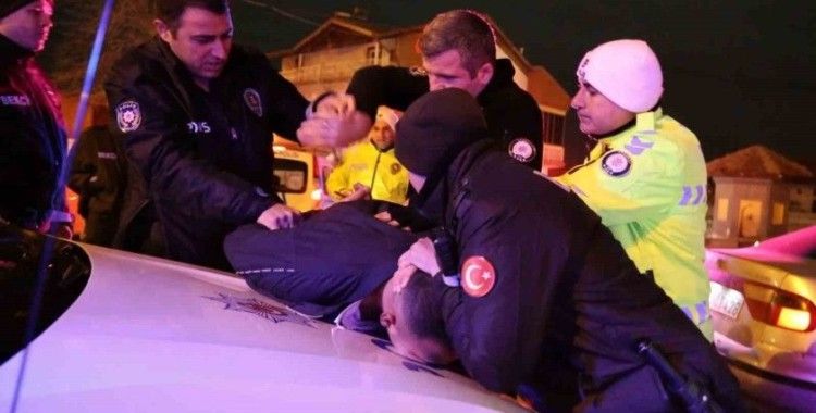 Alkollü şekilde polisten kaçtı, kaza yapıp yakalanınca polisi valiye şikayet etmekle tehdit etti
