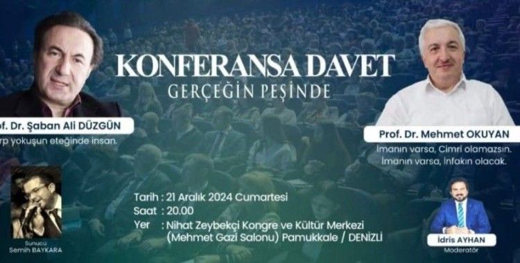 Maneviyat dünyasının kapıları Denizli’de aralanıyor
