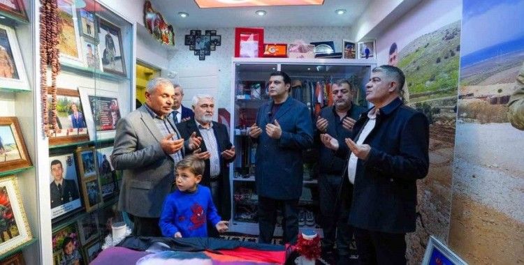 Başkan Yılmaz’dan şehit Açıkgöz’ün ailesine ziyaret
