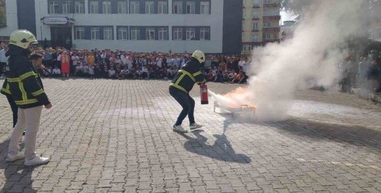 Ordu’da 22 bin 525 öğrenciye yangın eğitimi verildi
