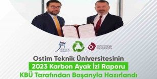 2023 yılı Karbon Ayak İzi Raporu KBÜ tarafından başarıyla hazırlandı
