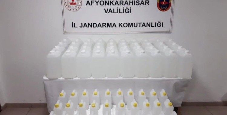 Jandarma 230 litre etil alkol ele geçirdi
