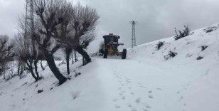 Diyarbakır’da kardan kapanan 300 kilometrelik yol ulaşıma açıldı
