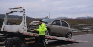 Sinop’ta trafik kazası: 1 yaralı
