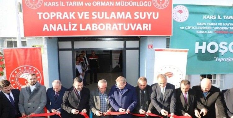 Kars’ta Toprak ve Sulama Suyu Analiz Laboratuvarı açıldı
