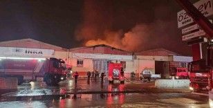 Kayseri’deki fabrika yangını 3 saatte söndürüldü
