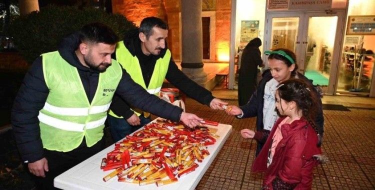 Kandil şekerleri Bozüyük Belediyesi’nden
