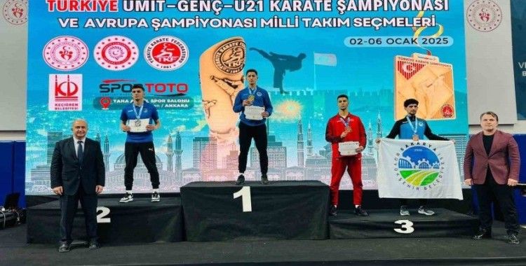 Karate Şampiyonasında Türkiye üçüncüsü oldu
