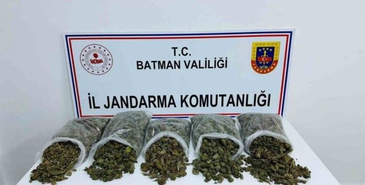 Batman’da 10 kilo skunk ele geçirildi
