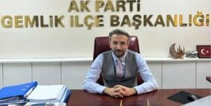 AK Parti Gemlik İlçe Başkanı Mehmet Taşar:
