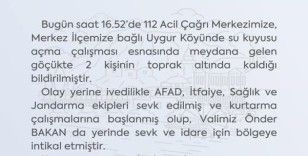 Amasya’da göçük: 2 kişi toprak altında
